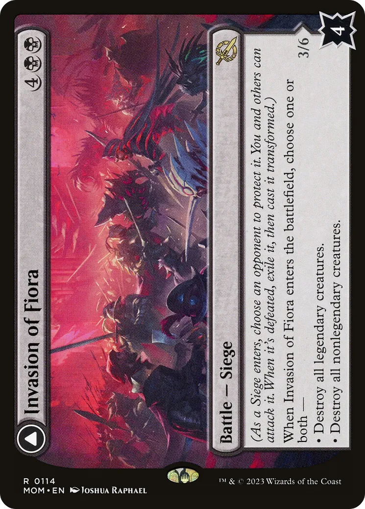 Invasion of Fiora // Marchesa, Resolute Monarch — March of the Machine — Magic: The Gathering