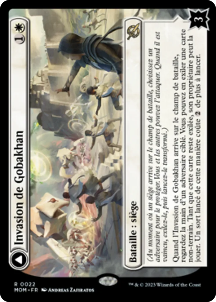 Invasion de Gobakhan // Déploiement de bouclier de lumière — March of the Machine — Magic: The Gathering
