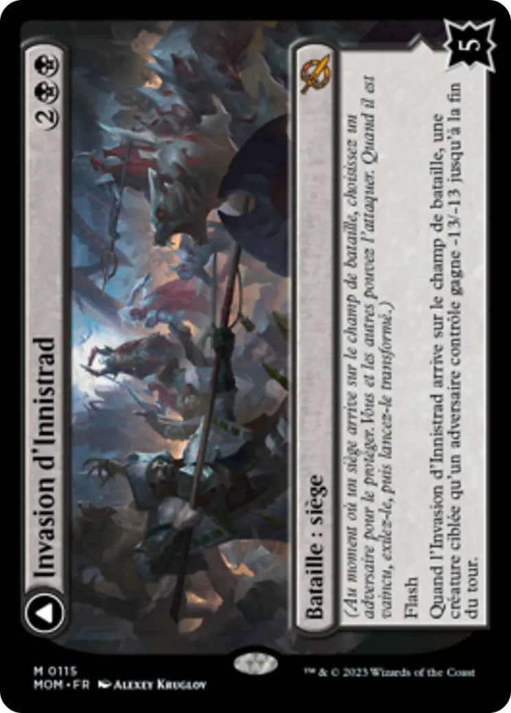Invasion d'Innistrad // Déluge de morts — March of the Machine — Magic: The Gathering