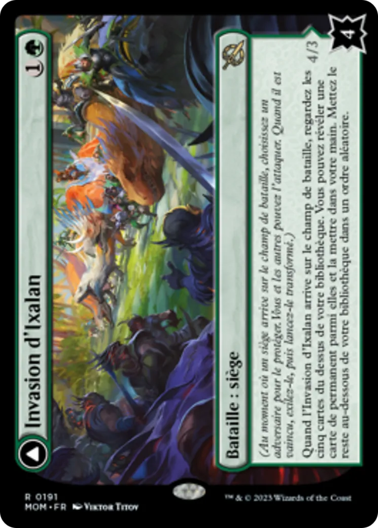 Invasion d'Ixalan // Régisaure belligérant — March of the Machine — Magic: The Gathering