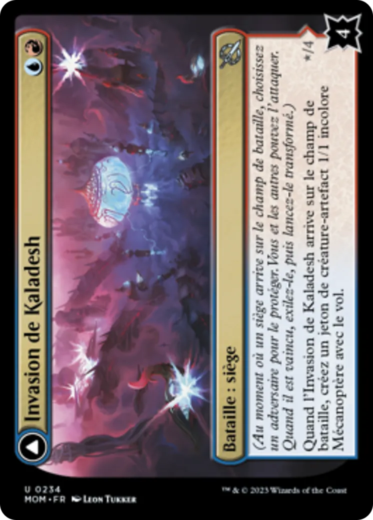 Invasion de Kaladesh // Ailedéther, navire amiral de l'Écaille dorée — March of the Machine — Magic: The Gathering