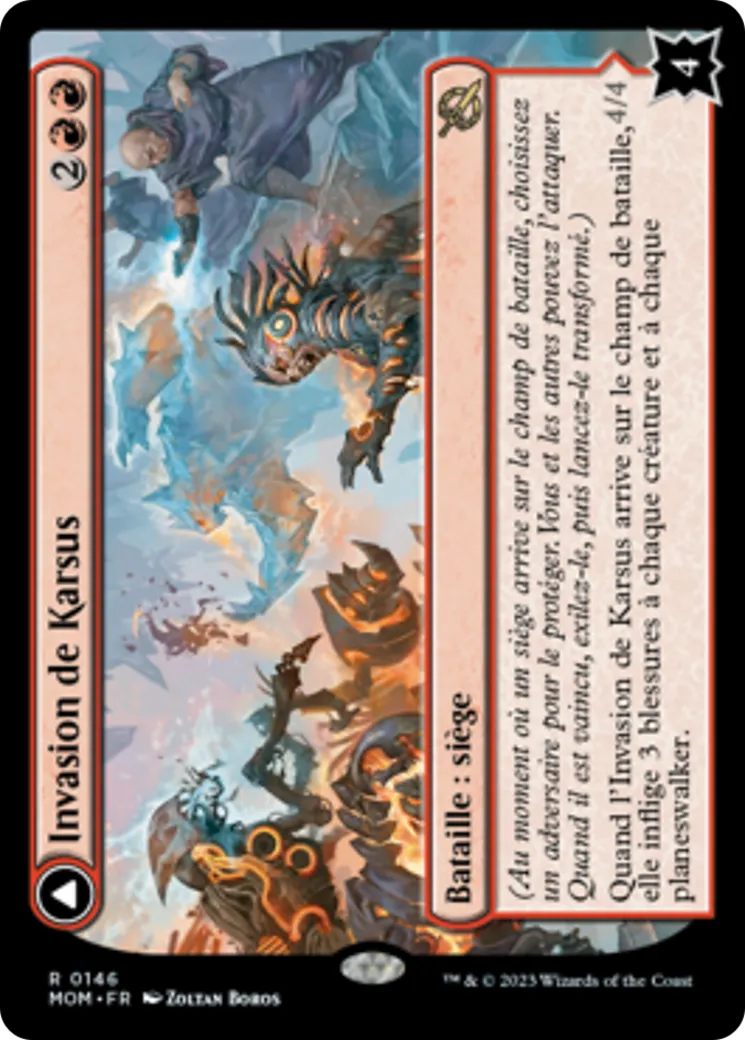 Invasion de Karsus // Élémental de réfraction — March of the Machine — Magic: The Gathering