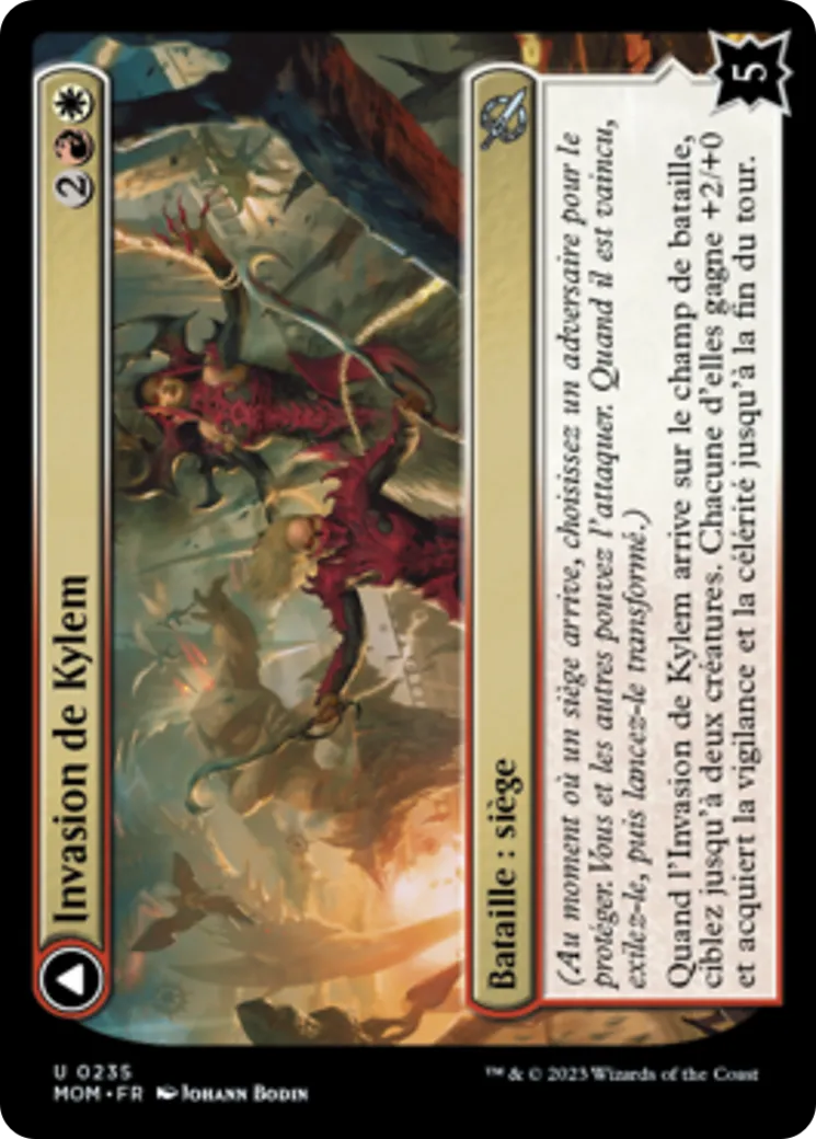 Invasion de Kylem // Binomes de la Lice de la Bravoure — March of the Machine — Magic: The Gathering
