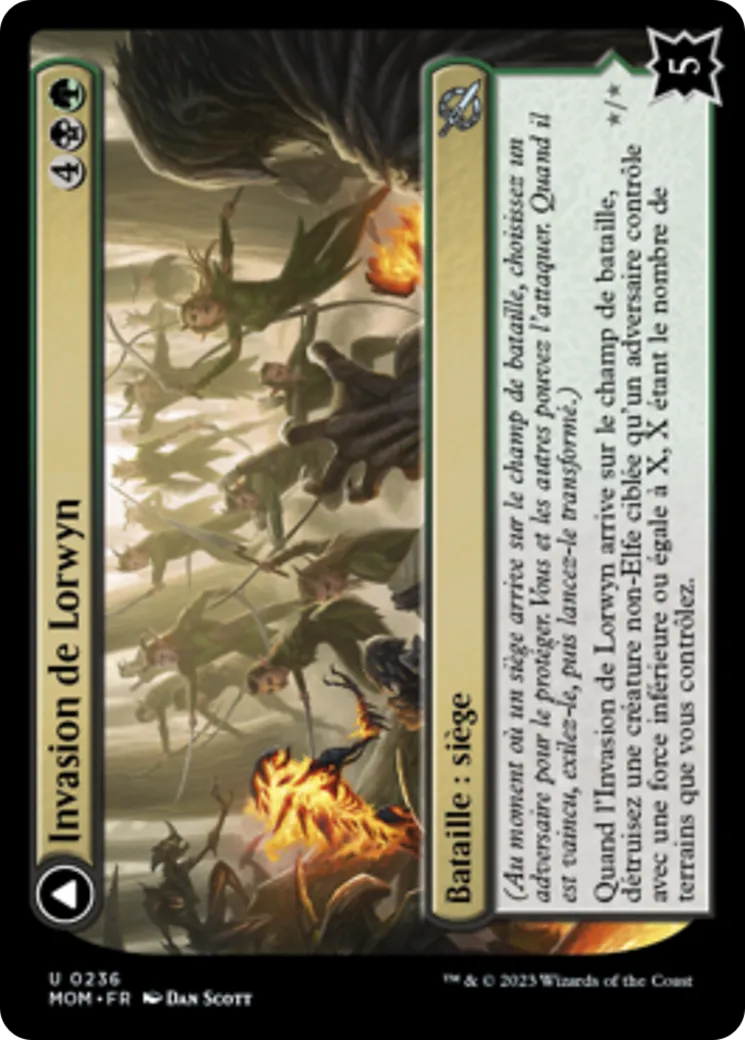 Invasion de Lorwyn // Forces de vanneurs — March of the Machine — Magic: The Gathering
