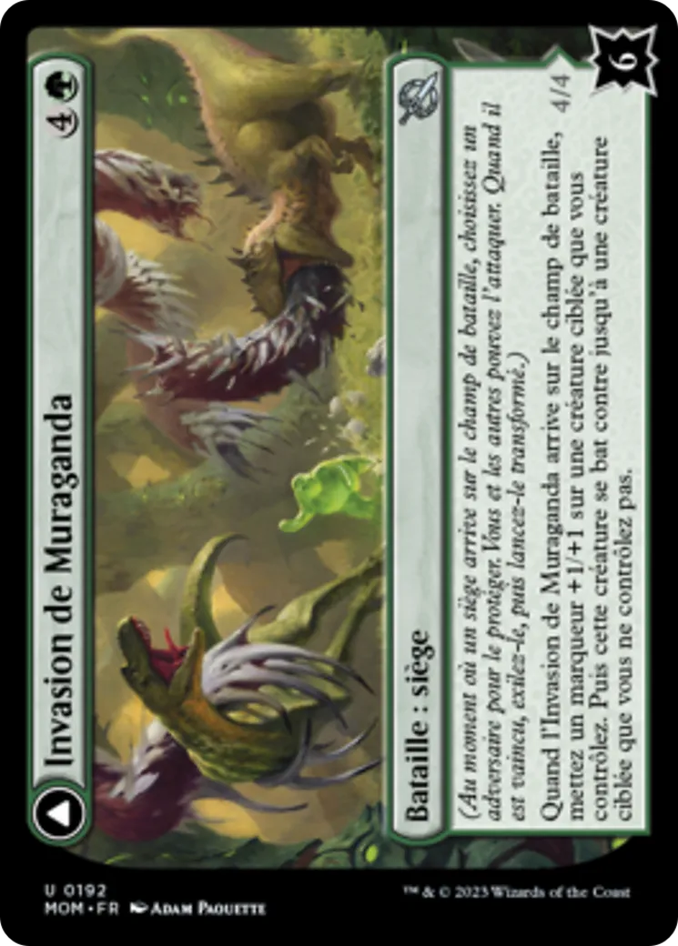 Invasion de Muraganda // Plasme primordial — March of the Machine — Magic: The Gathering