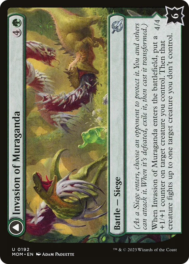 Invasion of Muraganda // Primordial Plasm — March of the Machine — Magic: The Gathering