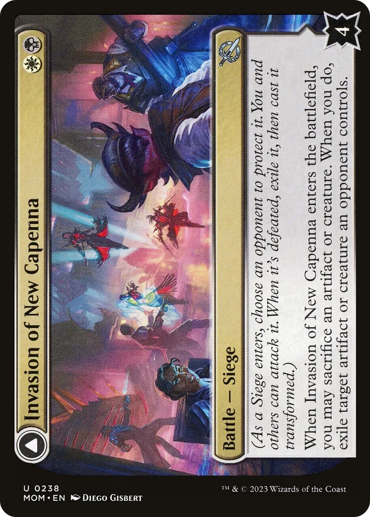 Invasion de la Nouvelle-Capenna // Canon incinérateur sacré — March of the Machine — Magic: The Gathering