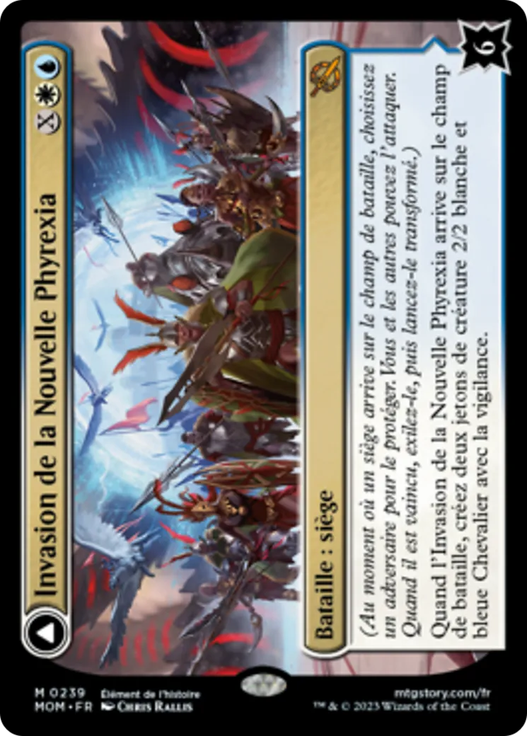 Invasion de la Nouvelle Phyrexia // Téfeiri Akosa de Zhalfir — March of the Machine — Magic: The Gathering
