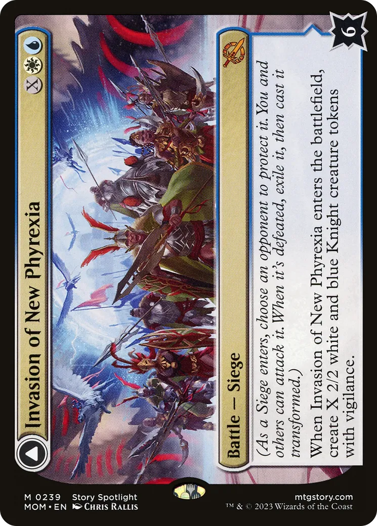 Invasion of New Phyrexia // Teferi Akosa of Zhalfir — March of the Machine — Magic: The Gathering