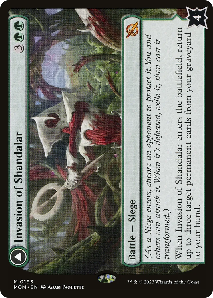 Invasion of Shandalar // Leyline Surge — March of the Machine — Magic: The Gathering