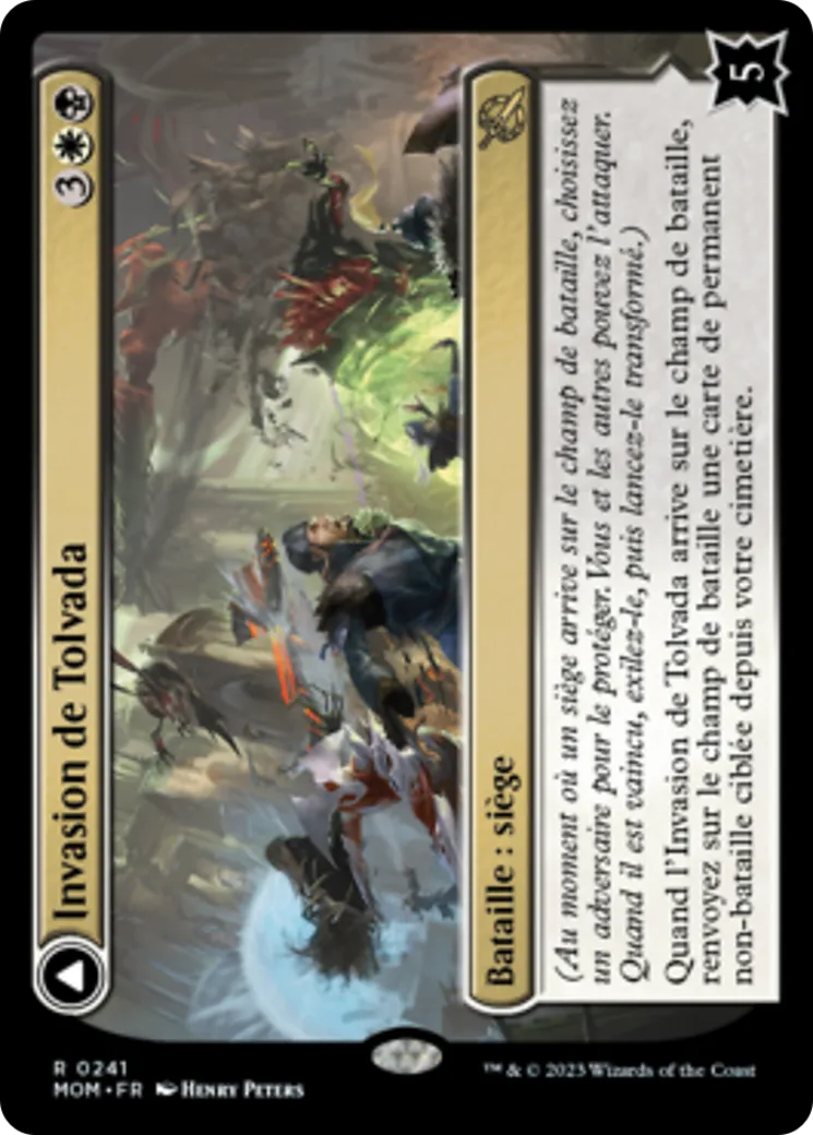Invasion de Tolvada // Le Ciel Fracturé — March of the Machine — Magic: The Gathering