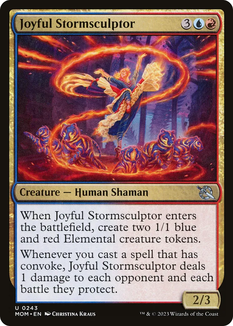 Joyful Stormsculptor — March of the Machine — Magic: The Gathering