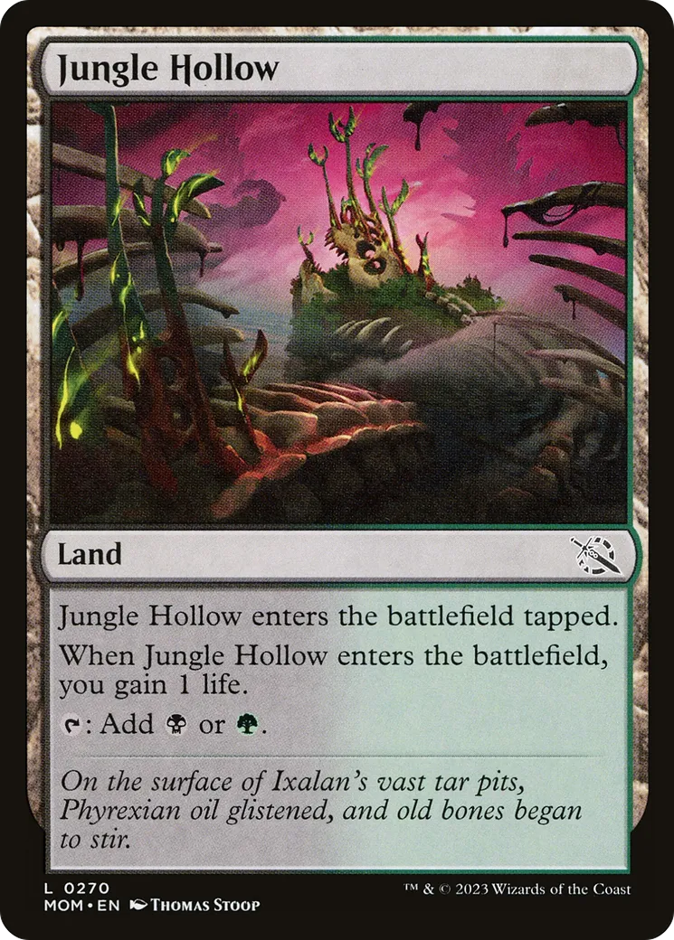 Jungle Hollow — March of the Machine — Magic: The Gathering