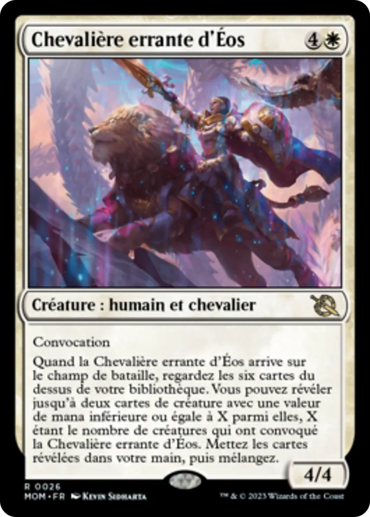 Chevalière errante d'Éos — March of the Machine — Magic: The Gathering