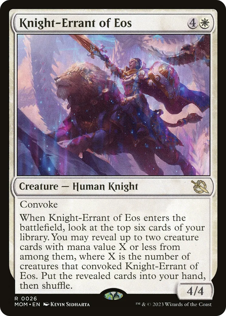 Knight-Errant of Eos — March of the Machine — Magic: The Gathering
