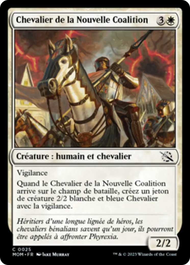 Chevalier de la Nouvelle Coalition — March of the Machine — Magic: The Gathering