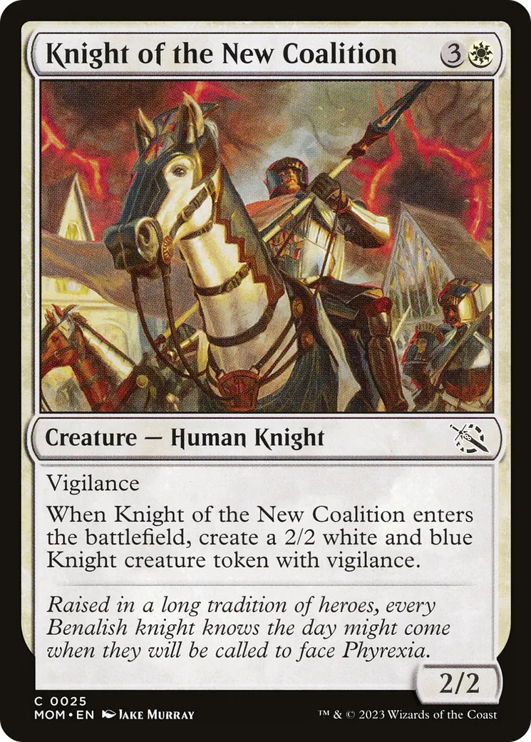 Knight of the New Coalition — March of the Machine — Magic: The Gathering