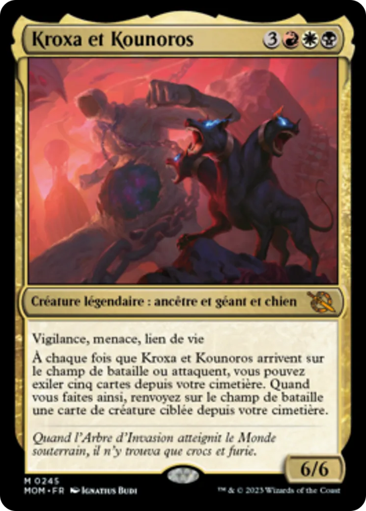 Kroxa et Kounoros — March of the Machine — Magic: The Gathering