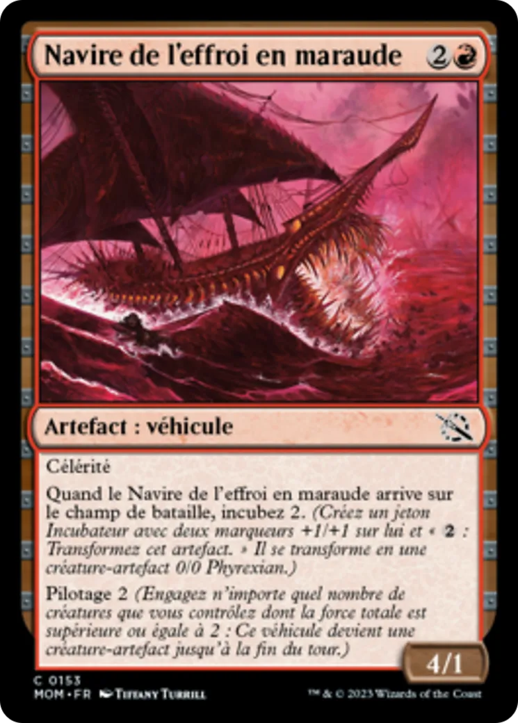 Navire de l'effroi en maraude — March of the Machine — Magic: The Gathering