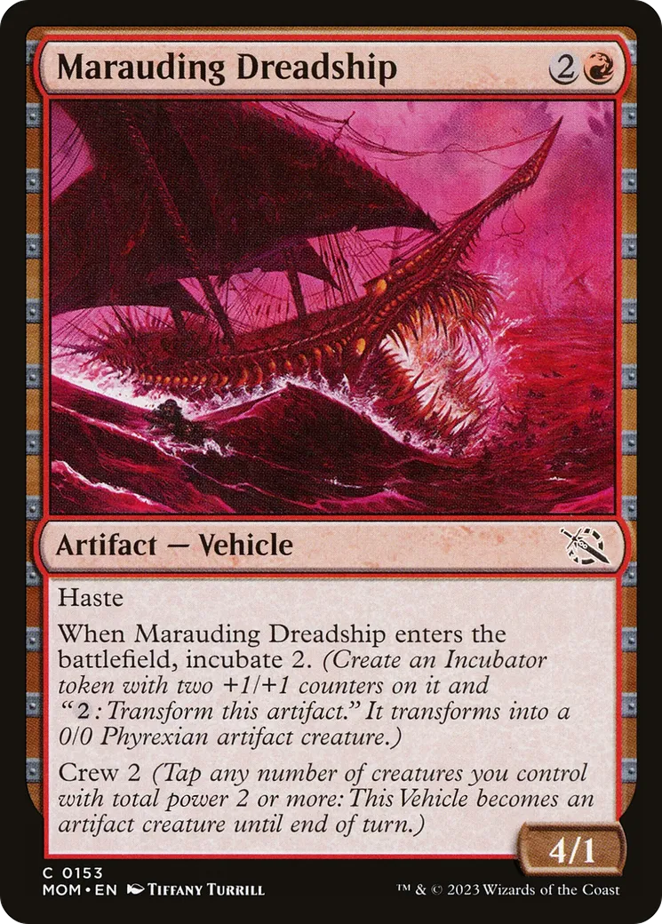 Navire de l'effroi en maraude — March of the Machine — Magic: The Gathering