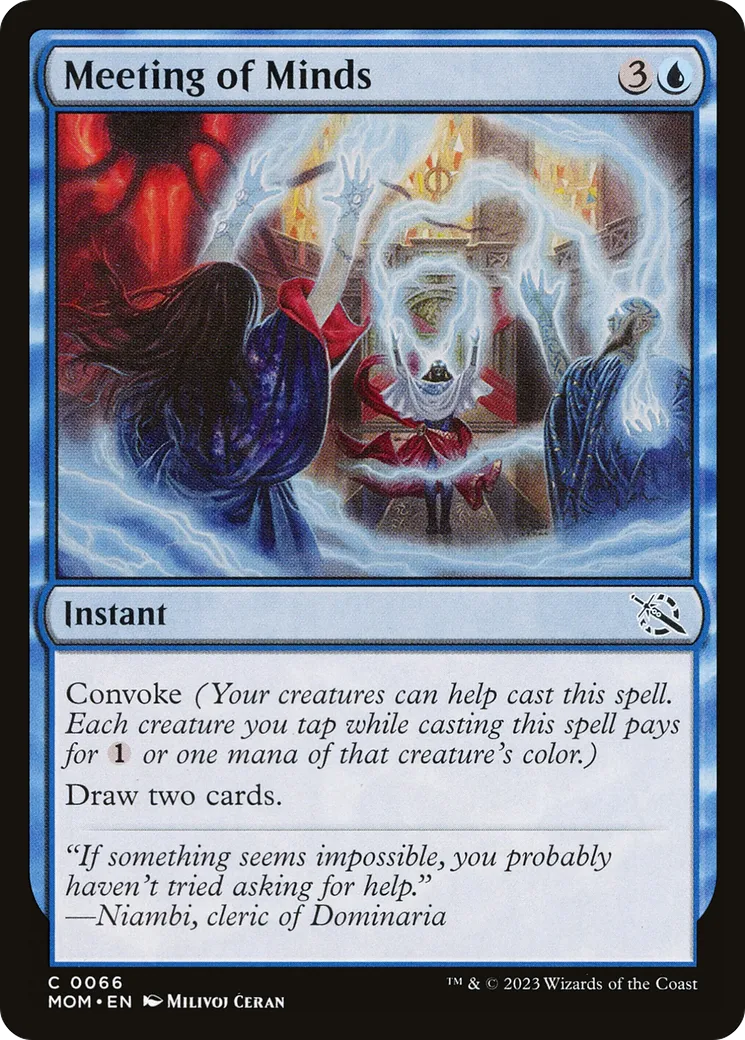 Meeting of Minds — March of the Machine — Magic: The Gathering
