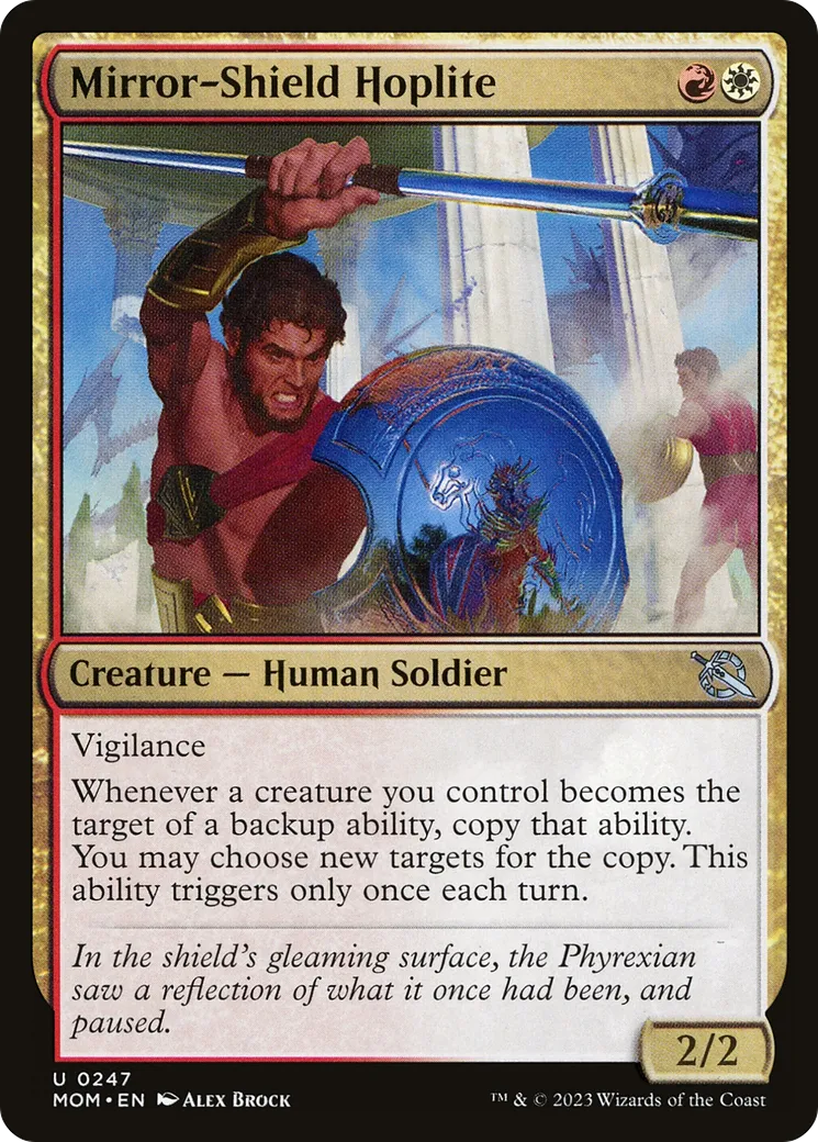 Mirror-Shield Hoplite — March of the Machine — Magic: The Gathering