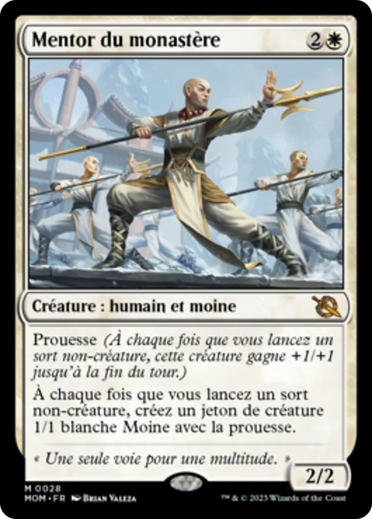 Mentor du monastère — March of the Machine — Magic: The Gathering