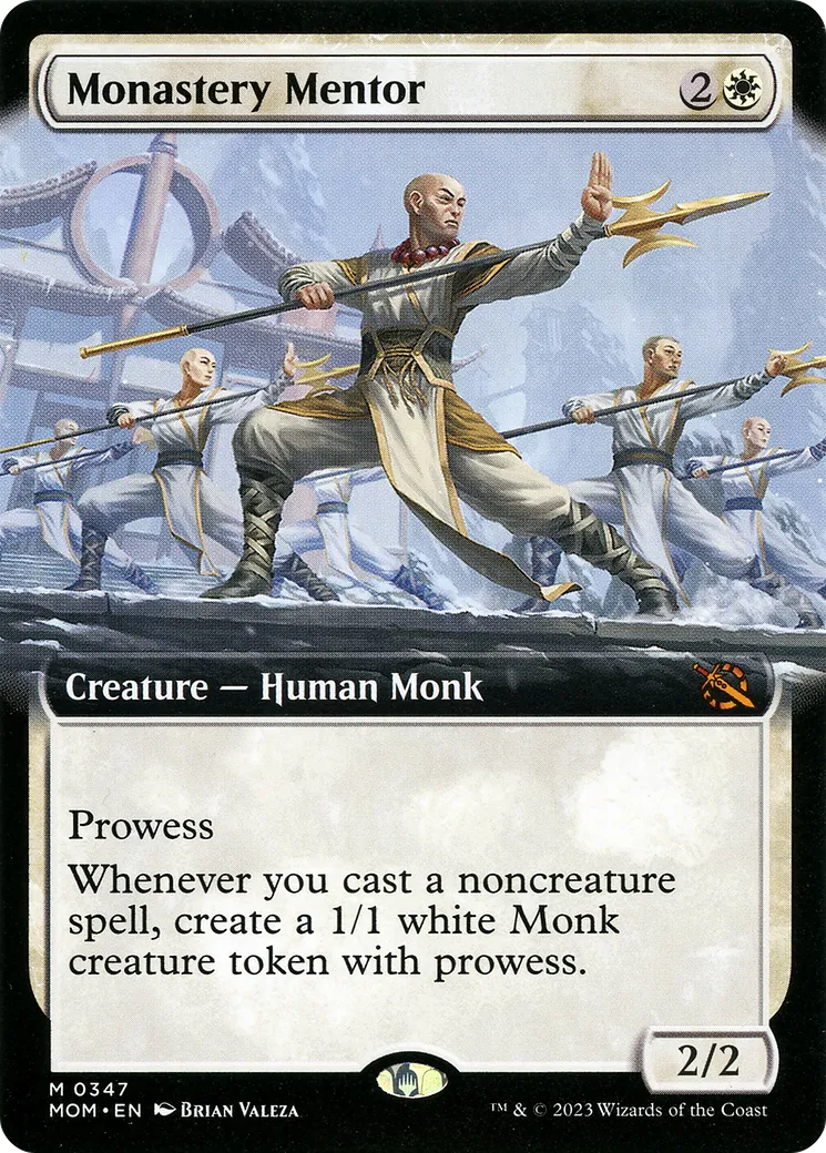 Monastery Mentor — March of the Machine — Magic: The Gathering