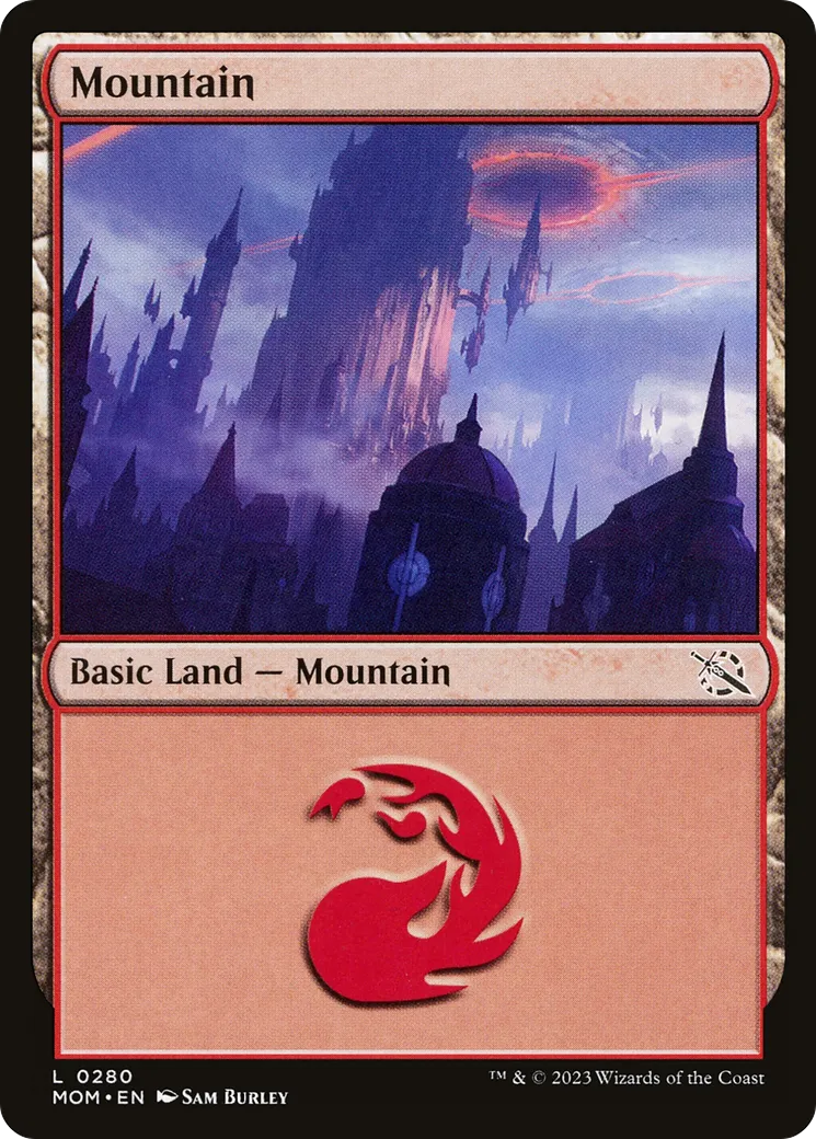 Mountain — March of the Machine — Magic: The Gathering