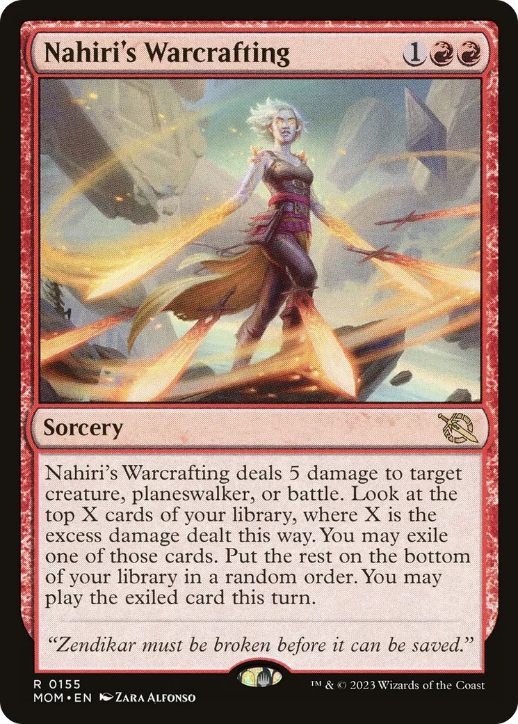 Art de la guerre de Nahiri — March of the Machine — Magic: The Gathering