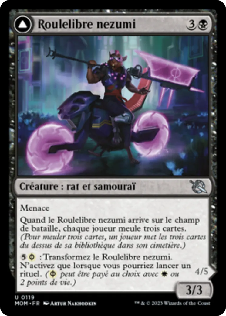 Roulelibre nezumi // Roulechair hideux — March of the Machine — Magic: The Gathering