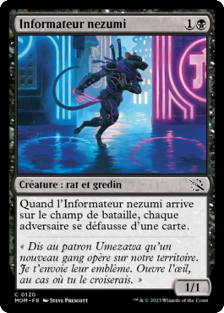 Informateur nezumi — March of the Machine — Magic: The Gathering