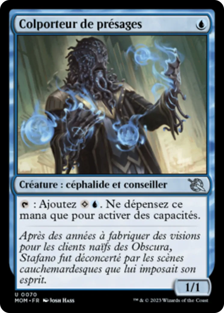 Colporteur de présages — March of the Machine — Magic: The Gathering