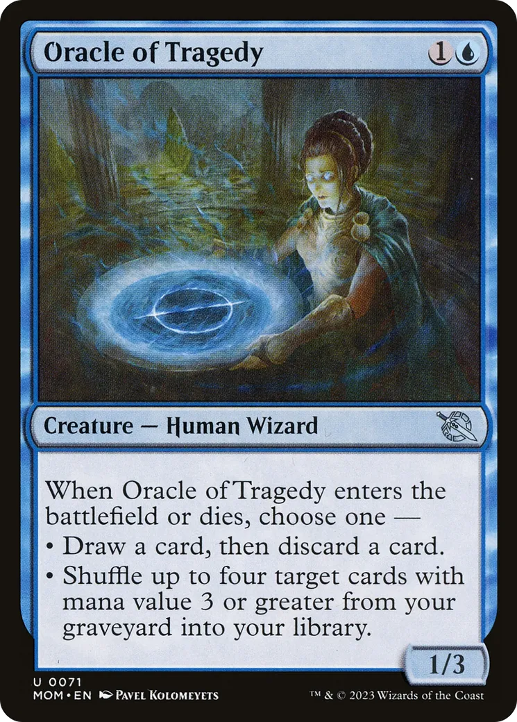 Oracle of Tragedy — March of the Machine — Magic: The Gathering