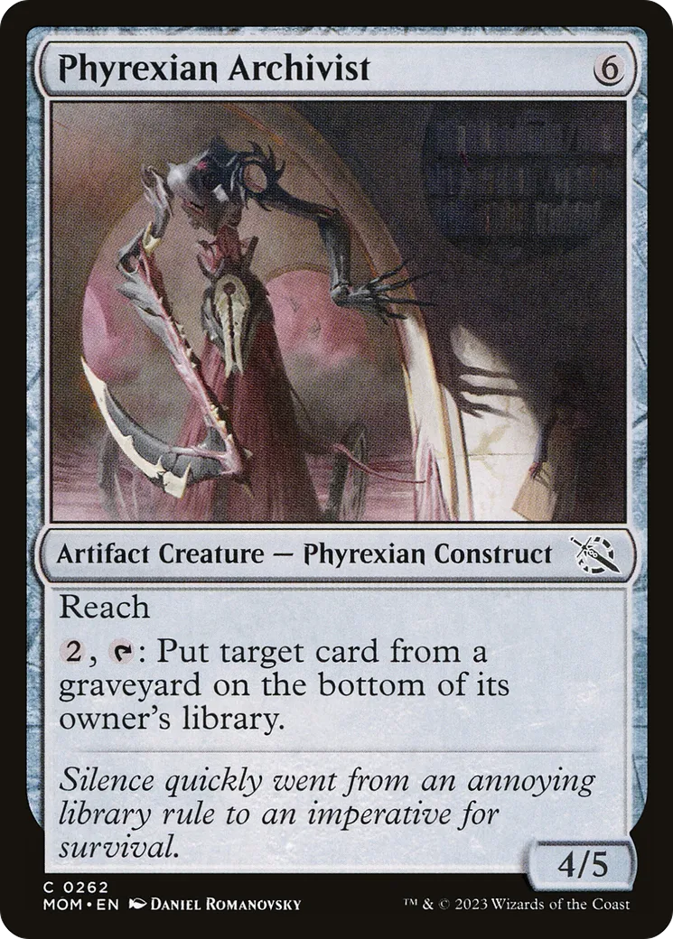 Phyrexian Archivist — March of the Machine — Magic: The Gathering