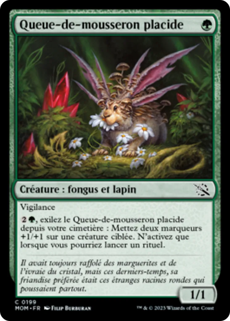 Queue-de-mousseron placide — March of the Machine — Magic: The Gathering