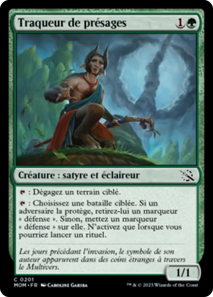 Traqueur de présages — March of the Machine — Magic: The Gathering