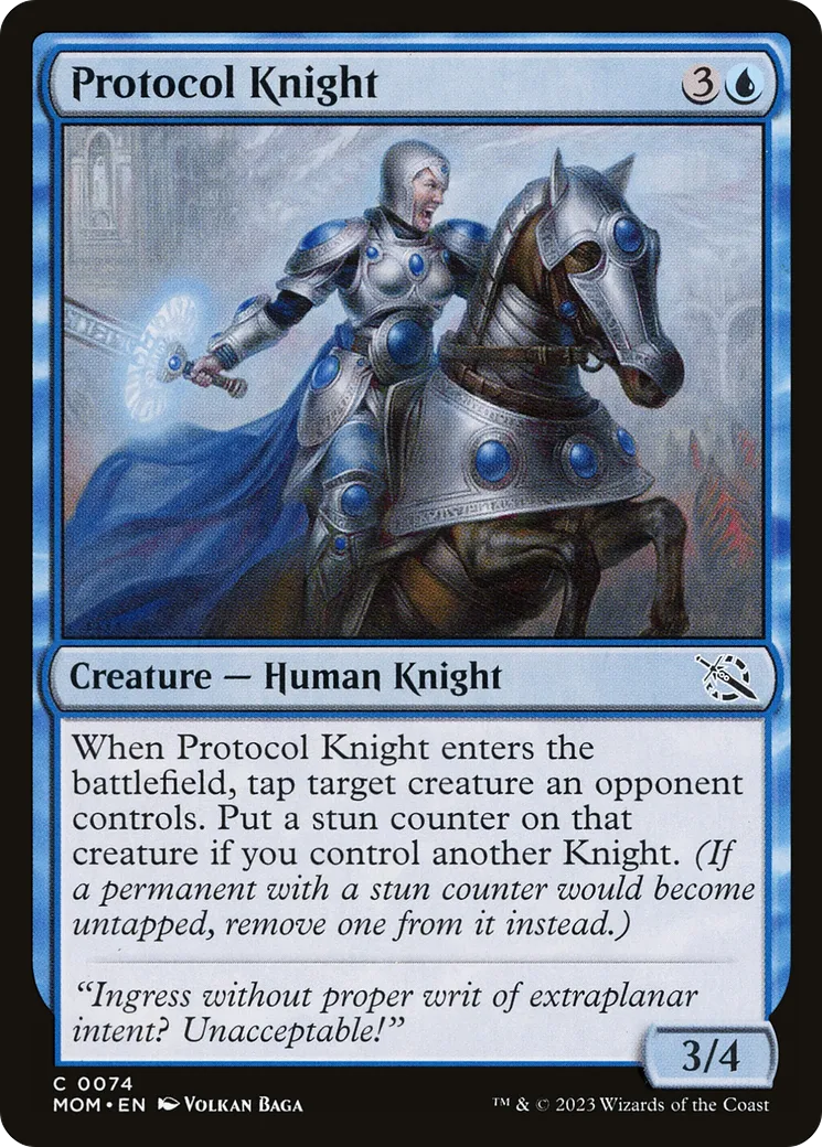 Chevalière protocolaire — March of the Machine — Magic: The Gathering