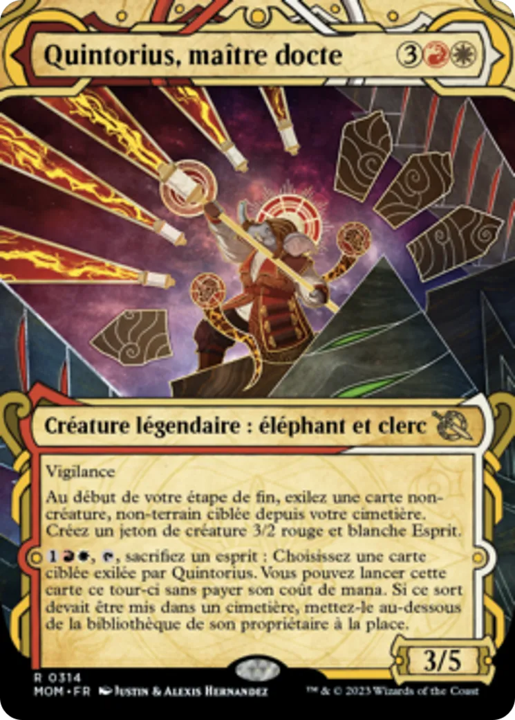 Quintorius, maître docte — March of the Machine — Magic: The Gathering