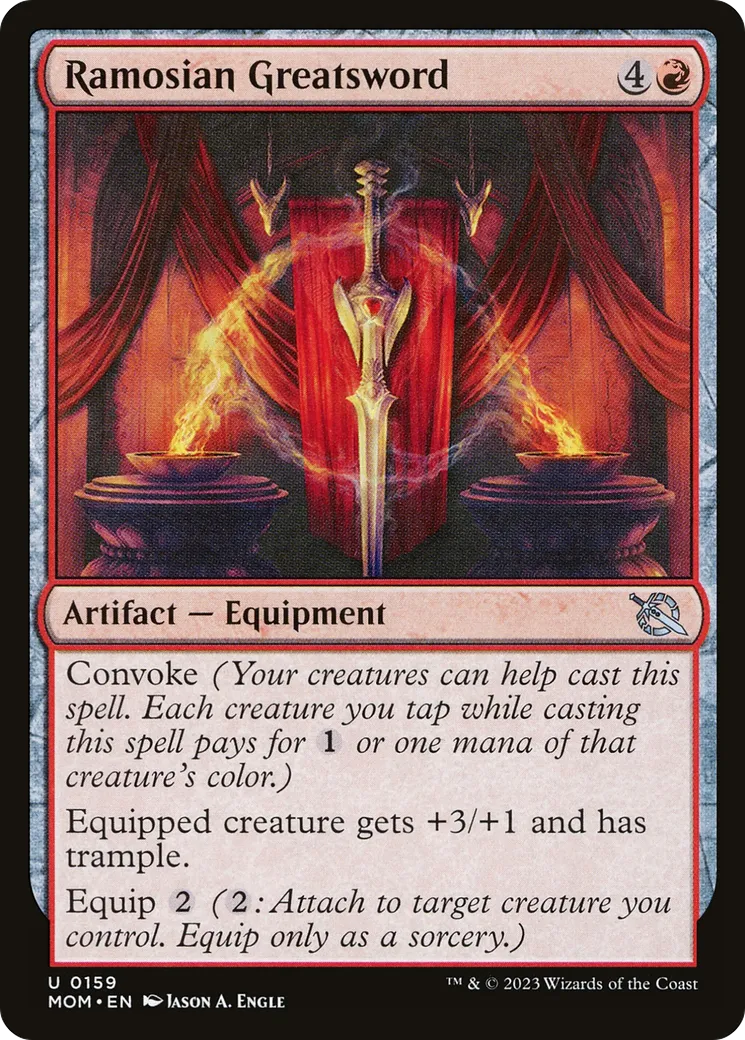 Espadon ramosien — March of the Machine — Magic: The Gathering