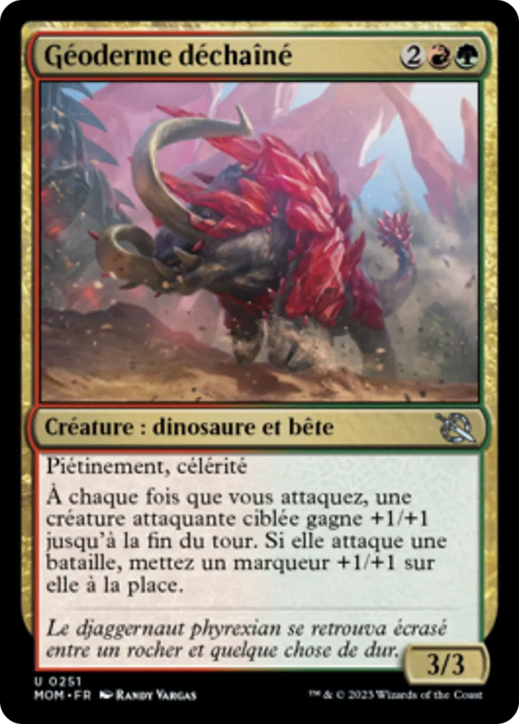 Géoderme déchaîné — March of the Machine — Magic: The Gathering