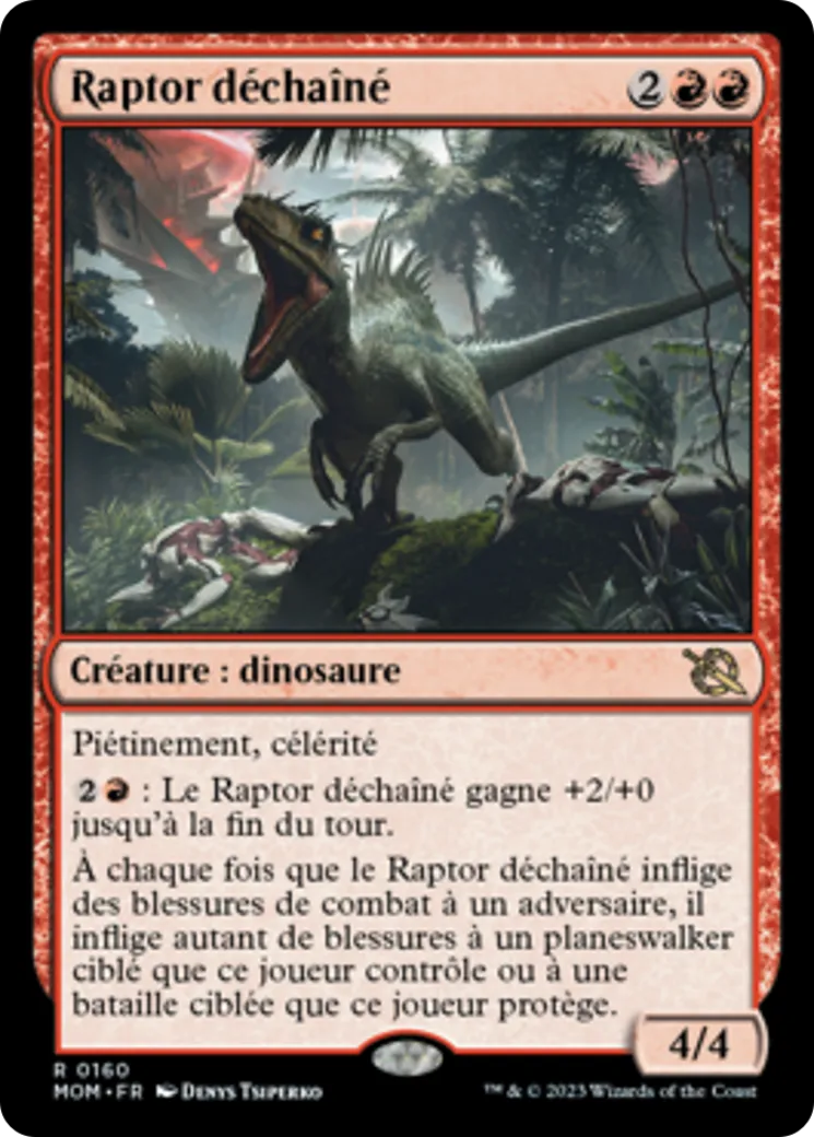 Raptor déchaîné — March of the Machine — Magic: The Gathering