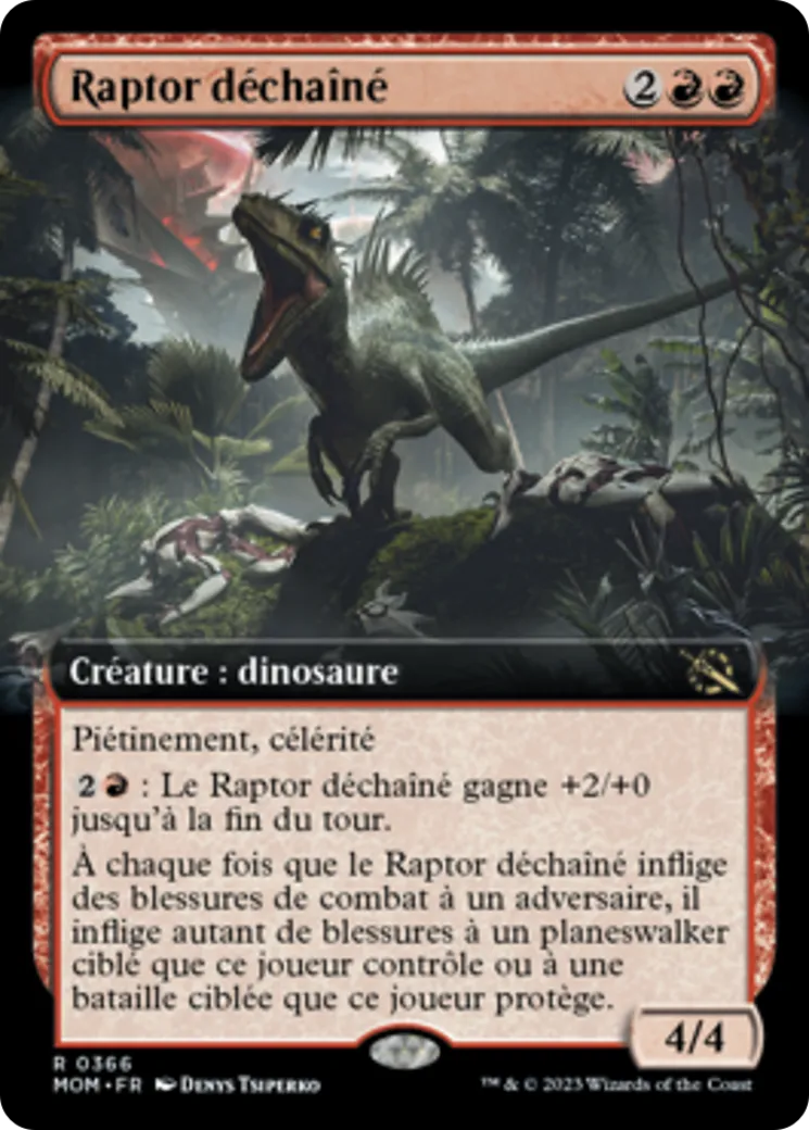 Raptor déchaîné — March of the Machine — Magic: The Gathering
