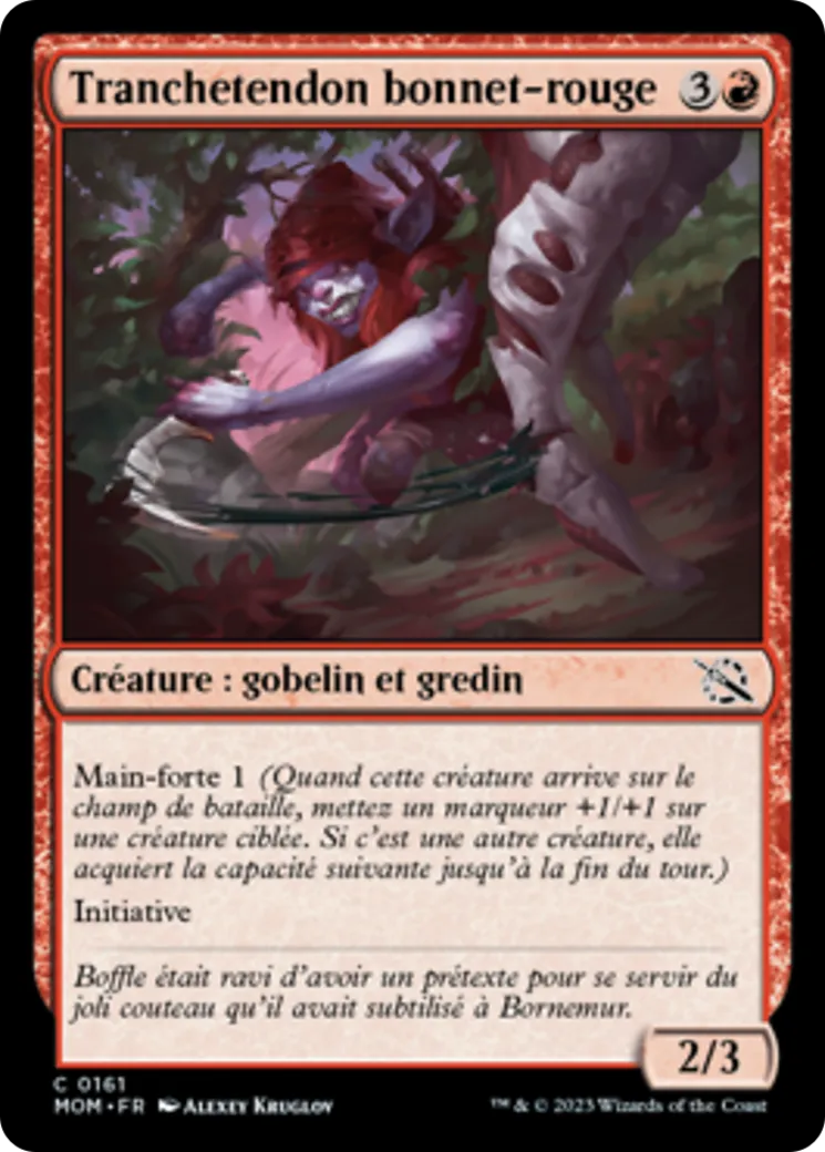Tranchetendon bonnet-rouge — March of the Machine — Magic: The Gathering