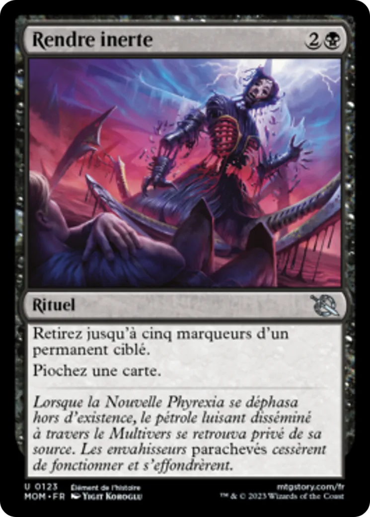 Rendre inerte — March of the Machine — Magic: The Gathering