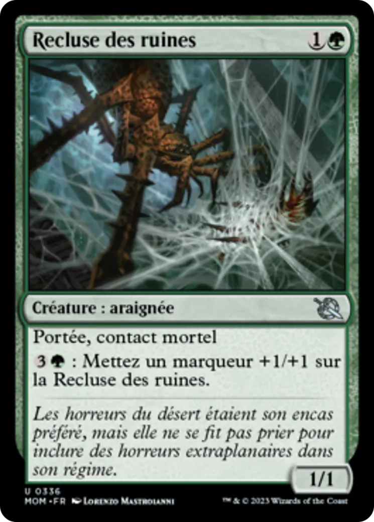 Recluse des ruines — March of the Machine — Magic: The Gathering