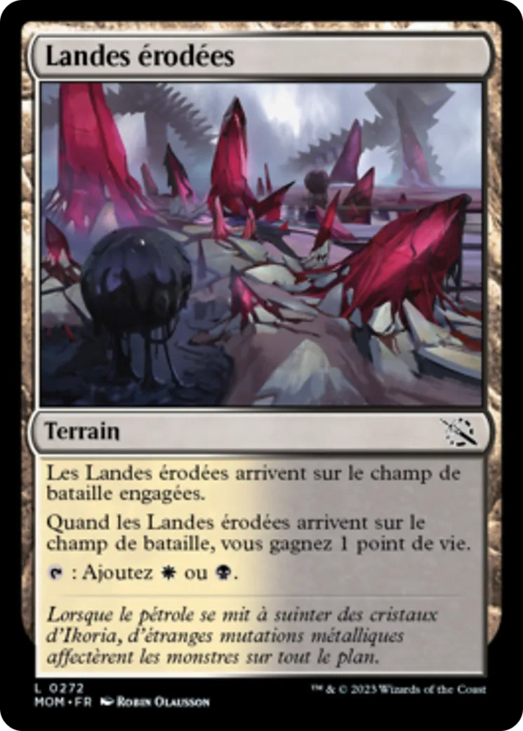 Landes érodées — March of the Machine — Magic: The Gathering