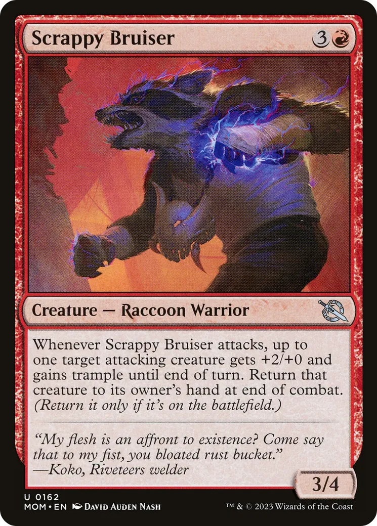 Bagarreur combatif — March of the Machine — Magic: The Gathering
