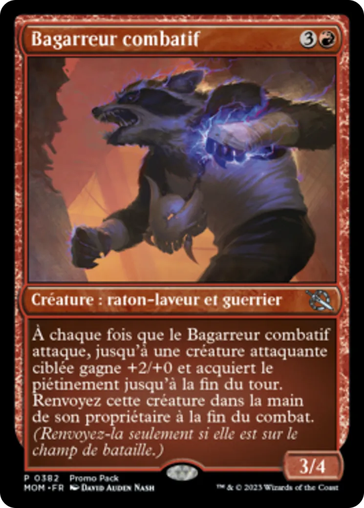 Bagarreur combatif — March of the Machine — Magic: The Gathering