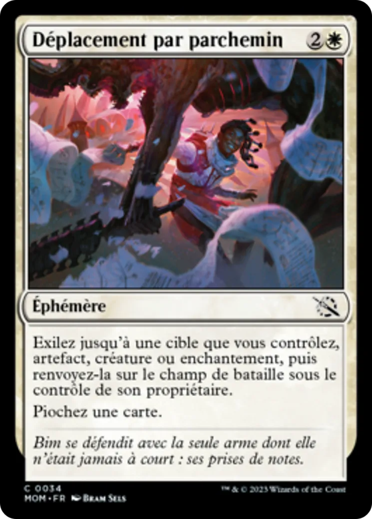 Déplacement par parchemin — March of the Machine — Magic: The Gathering